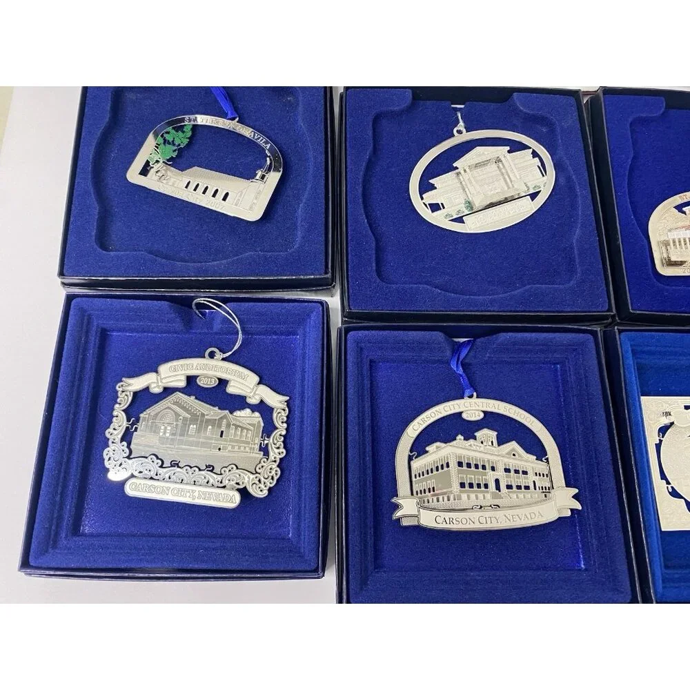 Carson City Nevada Historical‎ Building Christmas Ornament Series Lot 17